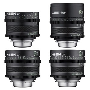 Xeen - XEEN CF 16, 35, 50, 85mm Cine 4'lü Set (Arri PL)