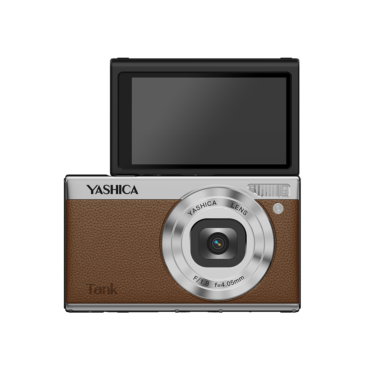 Yashica - Yashica Tank Kompakt Dijital Kamera (Kahverengi) (1)
