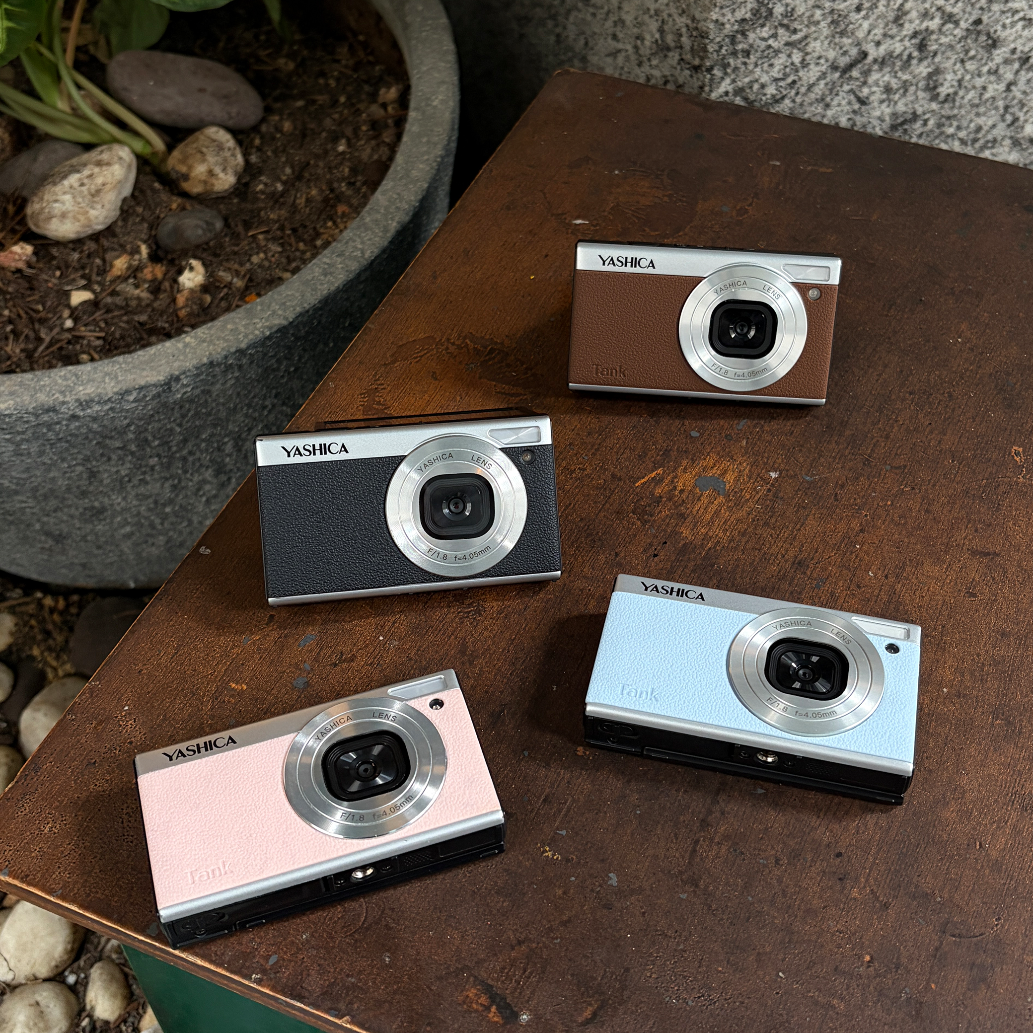 Yashica Tank Kompakt Dijital Kamera (Mavi) - Thumbnail