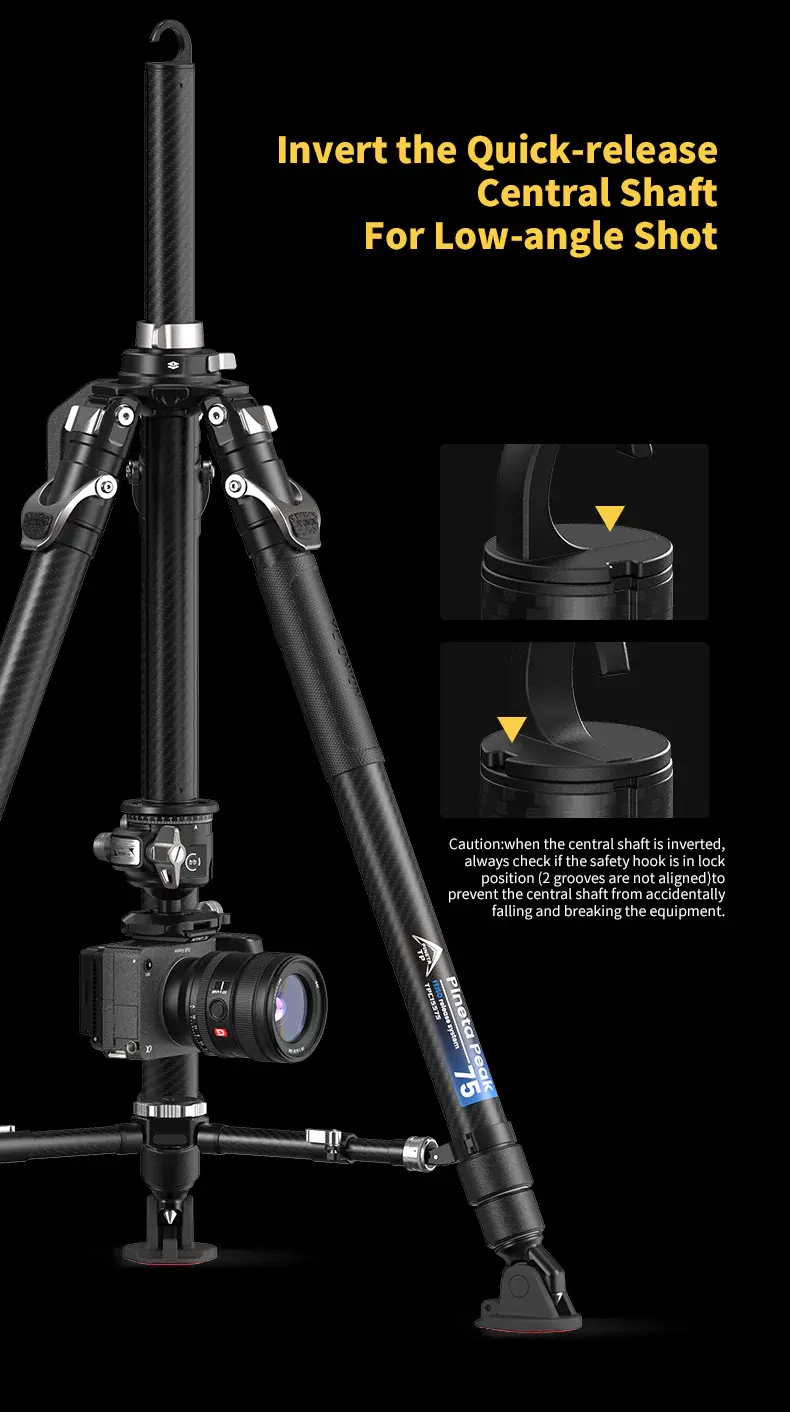 YC Onion Pineta & CB7 Cedar Fluid Head Karbon Fiber Tripod Kit