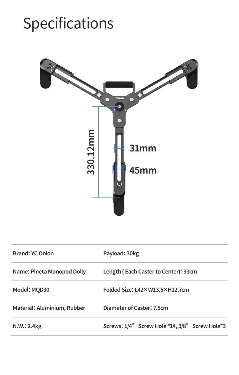 YC Onion Pineta Pro Dolly