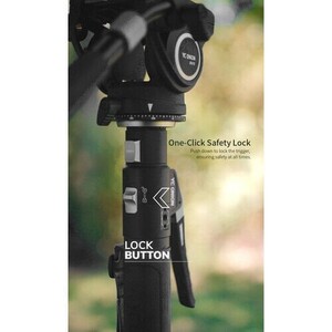 YC Onion Pineta Pro Karbon Fiber & FH60S Video Fluid Kafa Monopod Kit - Thumbnail