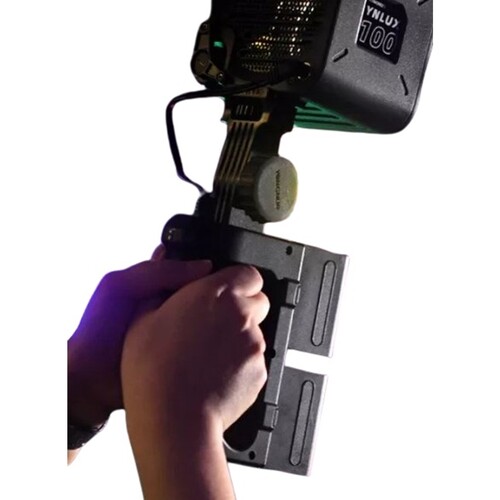 Yongnuo 2-NPF Batarya Handle YNLUX100, YN150 Led Işık Uyumlu, Siyah