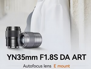Yongnuo 35mm f/1.8S DA ART APS-C Otofokus Lens (Sony E) - Thumbnail