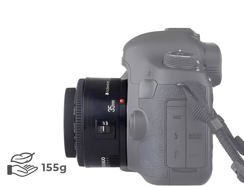 Yongnuo 35mm f/2 Full Frame Otofokus Lens (Canon EF)