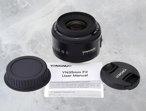 Yongnuo 35mm f/2 Full Frame Otofokus Lens (Canon EF) - Thumbnail
