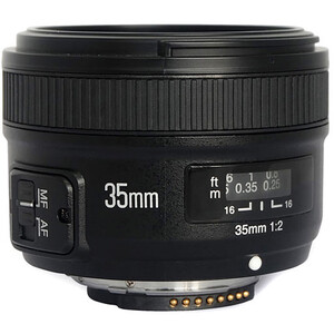Yongnuo - Yongnuo 35mm f/2 Full Frame Otofokus Lens (Nikon F)