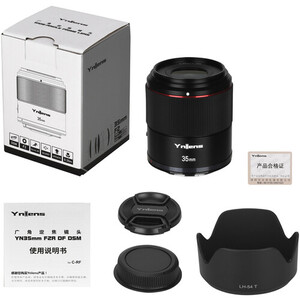 Yongnuo 35mm f/2R DF DSM Full Frame Otofokus Lens (Canon RF) - Thumbnail