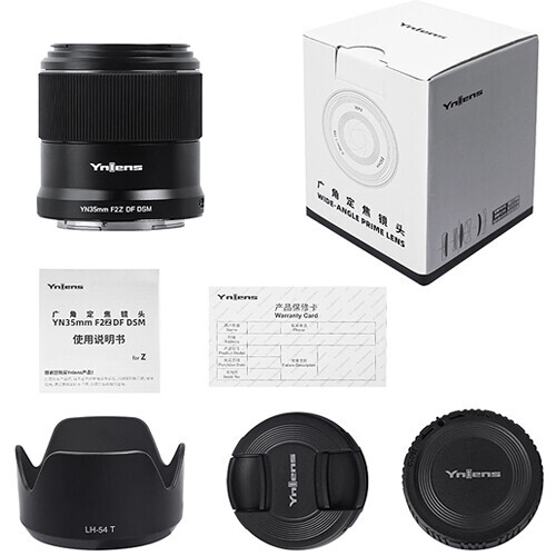 Yongnuo 35mm f/2Z DF DSM Nikon Z Mount Uyumlu Otofokus Prime Lens