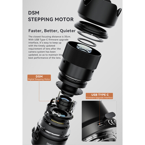 Yongnuo 35mm f/2Z DF DSM Nikon Z Mount Uyumlu Otofokus Prime Lens