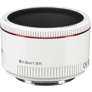 Yongnuo - Yongnuo 50mm f/1.8 II Canon EF Mount Uyumlu Otofokus Prime Lens - Beyaz (1)