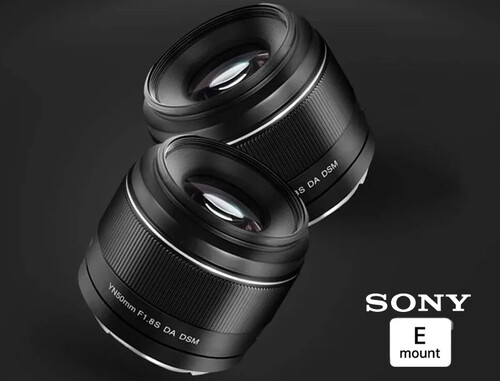 Yongnuo 50mm f/1.8 S DA DSM II APS-C Sony E Mount Uyumlu Otofokus Prime Lens