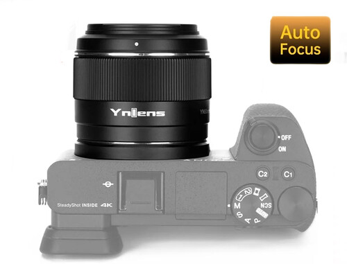 Yongnuo 50mm f/1.8 S DA DSM II APS-C Sony E Mount Uyumlu Otofokus Prime Lens