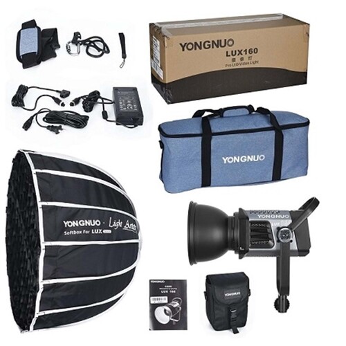 Yongnuo LUX160 Bi-Color 180W COB LED Video Işığı Kit