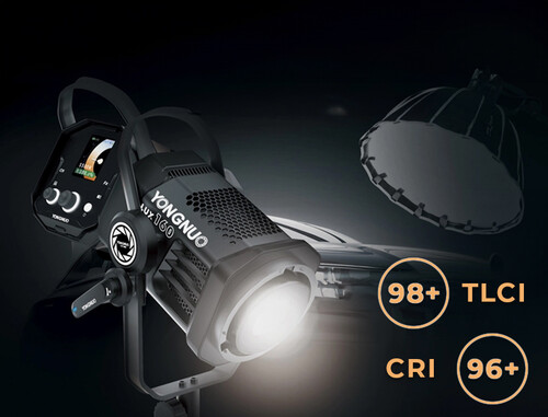 Yongnuo LUX160 Bi-Color 180W COB LED Video Işığı Kit