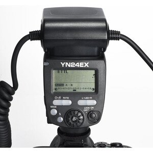 Yongnuo YN24-EX TTL Sony Uyumlu Macro Ring Twin Flaş - Thumbnail