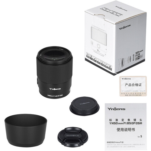 Yongnuo YN50mm f/1.8S DF DSM Full Frame Sony E Mount Uyumlu Otofokus Prime Lens