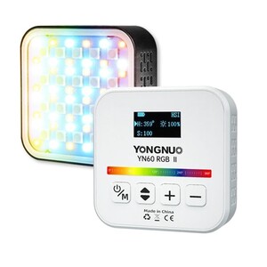 Yongnuo - Yongnuo YN60-RGB II Dahili Bataryalı Mobil LED Işık - Beyaz Kasa