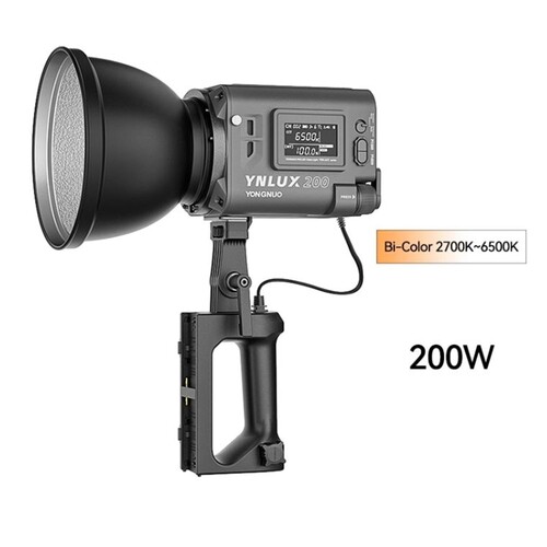 Yongnuo YNLUX200 2700-6500K 200W COB Led Işık (Gri)