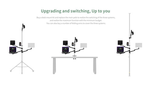 Zeapon Vlogtopus Evrensel Tekerlekli Stand Kit (AX-H1)