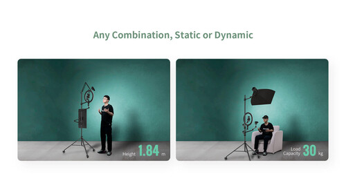 Zeapon Vlogtopus Evrensel Tekerlekli Stand Kit (AX-H1)