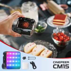 Zhiyun CINEPEER CM15 RGB Mini Led - Thumbnail