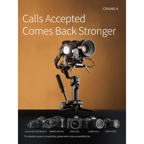 Zhiyun CRANE 4 3 Eksenli El Gimbalı
