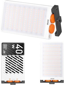 Zhiyun Fiveray M40 Combo 40W Bi-Color Kamera Üstü LED Işık ( 2700K-6200K, 14000Lux ) - Thumbnail