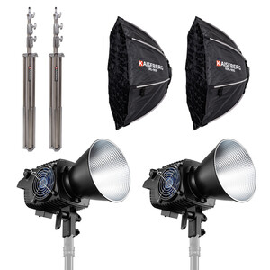 Zhiyun - Zhiyun MOLUS B500 Bi-Color LED + KRL-90s İkili Işık Kiti