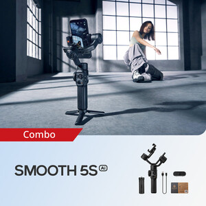 Zhiyun Smooth 5S AI Combo Telefon Gimbali - Thumbnail