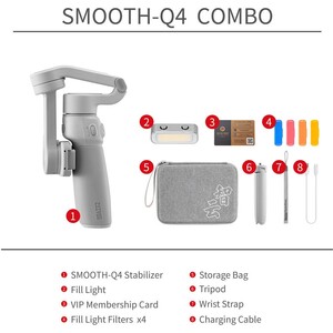 Zhiyun SMOOTH-Q4 Combo Telefon Gimbali - Thumbnail