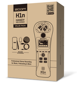 Zoom H1n Value Pack Ses Kayıt Cihazı Set - Thumbnail