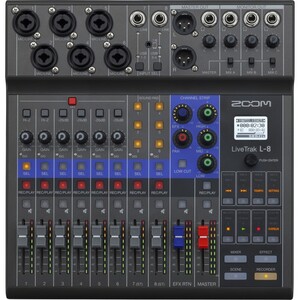 Zoom - Zoom LiveTrak L-8 8-Kanal Kayıt Özellikli Dijital Mikser (1)